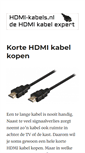 Mobile Screenshot of hdmi-kabels.nl